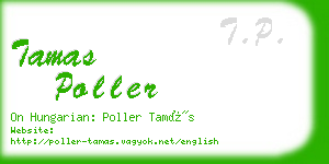 tamas poller business card